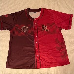 NEW Harry Potter Gryffindor Red and Brown Baseball Jersey XL